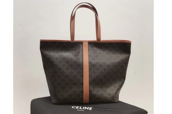 Replica Celine 191112 MEDIUM CABAS IN TRIOMPHE CANVAS