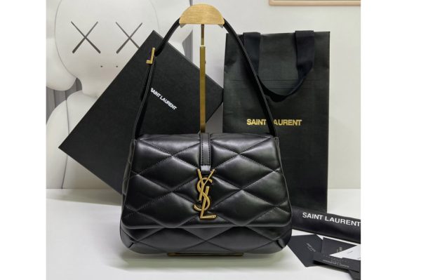 Replica Saint Laurent 698567 YSL Le 57 Shoulder Bag in Black Quilted Lambskin