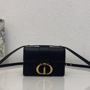 Replica Christian Dior M1210 Dior 30 Montaigne mini bag in Black Box Calfskin