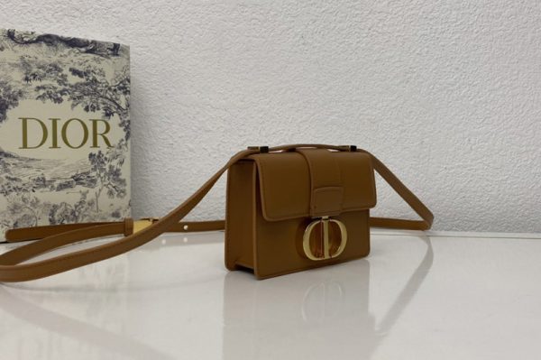 Replica Christian Dior M1210 Dior 30 Montaigne mini bag in Brown Box Calfskin