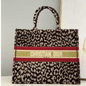 Replica Christian Dior M1286 Large Dior book tote Bag in Beige Multicolor Mizza Embroidery