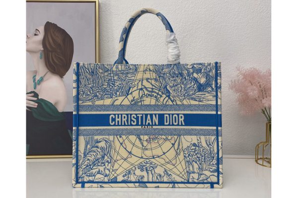 Replica Christian Dior M1286 Dior book tote Bag in Dior Embroidery