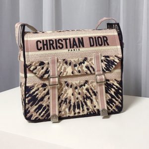 Replica Christian Dior M1291 Diorcamp Bag in Dior Embroidery