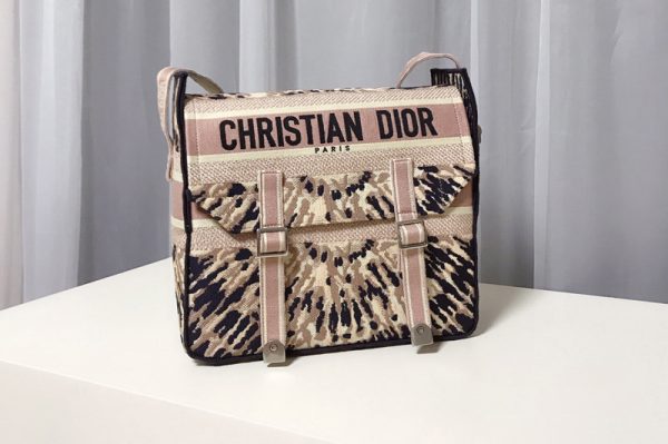 Replica Christian Dior M1291 Diorcamp Bag in Dior Embroidery