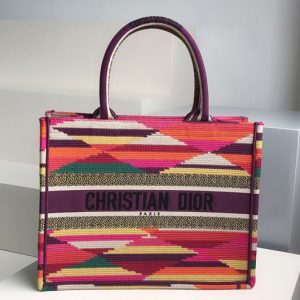 Replica Christian Dior M1296 Small Dior Book Tote Bag in Dior embroidery