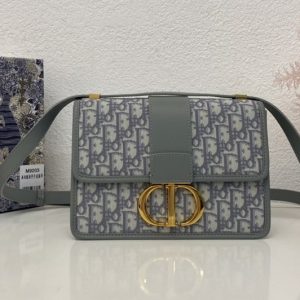 Replica Christian Dior M9203 Dior 30 Montaigne bag in Gray Dior Oblique Jacquard