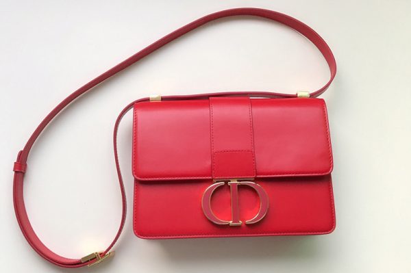 Replica Christian Dior M9203 Dior 30 Montaigne bag in Red Box Calfskin Leather