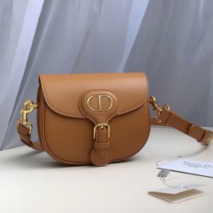 Replica Christian Dior M9317 Small Dior Bobby Bag in Tan Box Calfskin