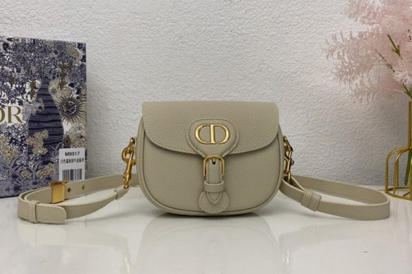 Replica Christian Dior M9317 Small Dior Bobby Bag in Beige Box Calfskin