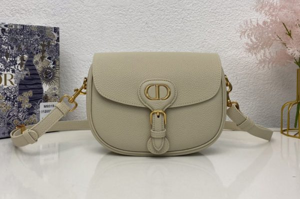 Replica Christian Dior M9319 Medium Dior Bobby Bag in Beige Box Calfskin