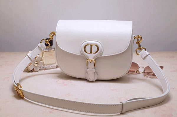 Replica Christian Dior M9319 Medium Dior Bobby Bag in Latte Box Calfskin