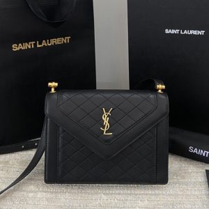 Replica Saint Laurent 685574 YSL GABY MINI SATCHEL Bag IN Black QUILTED LAMBSKIN