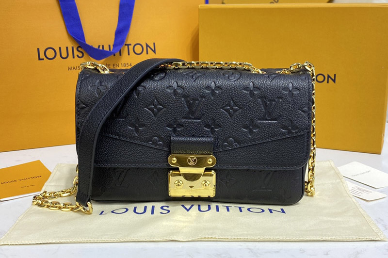 Louis Vuitton Black Monogram Empreinte Marceau Shoulder Bag