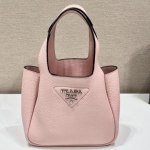 Replica Prada 1BA349 Leather handbag in Pink Leather