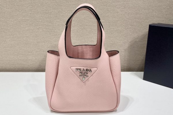 Replica Prada 1BA349 Leather handbag in Pink Leather