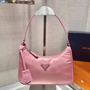 Replica Prada 1NE204 Prada Re-Edition 2005 Re-Nylon mini bag in Pink Nylon