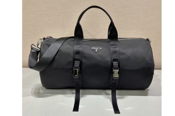 Replica Prada 2VC015 adidas for Prada Re-Nylon duffle bag On Black Nylon