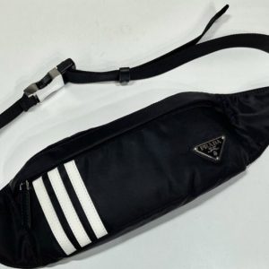 Replica Prada 2VL034 adidas for Prada Re-Nylon belt bag On Black Nylon