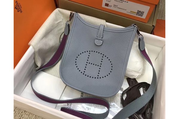 Replica Hermes Evelyne Mini Bag in Linen Togo Leather