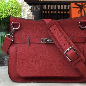 Replica Hermes H061784 Jypsiere 28 bag in Red original taurillon Clemence leather