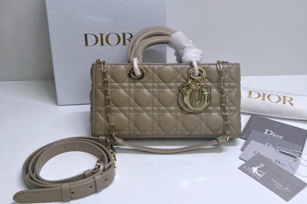 Replica Christian Dior M0540 Lady D-Joy bag in Khaki Cannage Lambskin