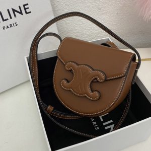 Replica Celine 10J303 MINI BESACE CUIR TRIOMPHE IN Tan SMOOTH CALFSKIN