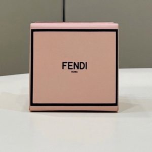 Replica Fendi 7AR917 Mini box type Key Case accessories key charm Bag Charm in Pink Leather