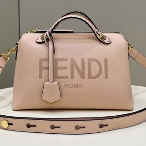 Replica Fendi 8BL145 By The Way Mini small Boston bag in Pink leather