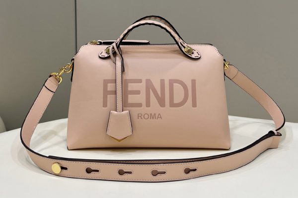 Replica Fendi 8BL145 By The Way Mini small Boston bag in Pink leather