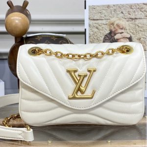 Replica Louis Vuitton Turquoise New Wave Chain Bag MM M51946 BLV648 for  Sale