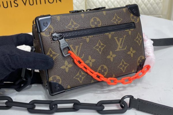 Replica Louis Vuitton M44735 LV Mini Soft Trunk bag in Monogram Canvas