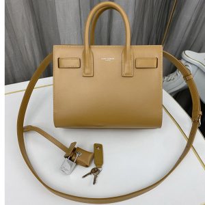 Replica Saint Laurent 392035 YSL CLASSIC SAC DE JOUR NANO bag IN Caramel Smooth Leather