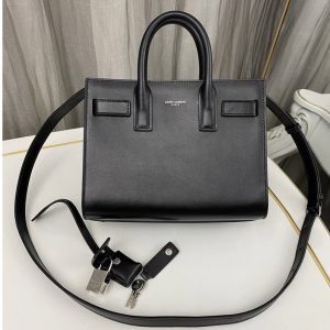 Replica Saint Laurent 392035 YSL CLASSIC SAC DE JOUR NANO bag IN Black Smooth Leather