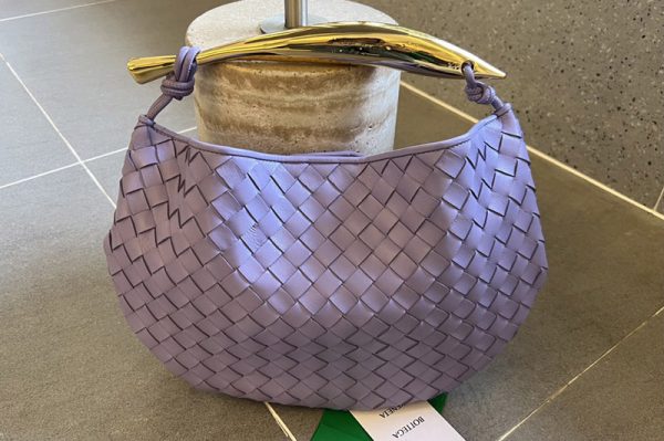 Replica Bottega Veneta 716082 Sardine Bag in Purple intrecciato leather