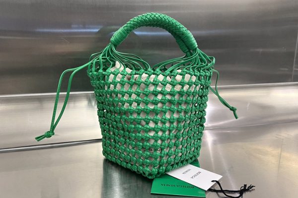 Replica Bottega Veneta 709612 Cavallino Bag in Green Leather