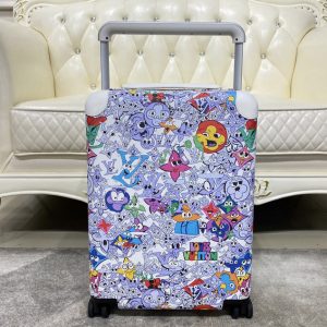 Replica Louis Vuitton M10141 Horizon 55 trolley bag in Multicolor Monogram Comics canvas