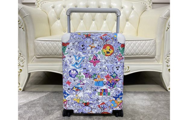 Replica Louis Vuitton M10141 Horizon 55 trolley bag in Multicolor Monogram Comics canvas