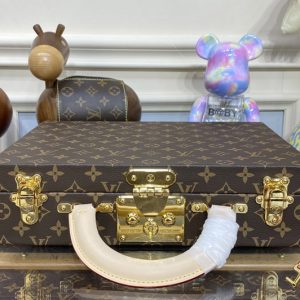 Replica Louis Vuitton M20076 LV Jewelry vanity in Monogram Canvas With Pink