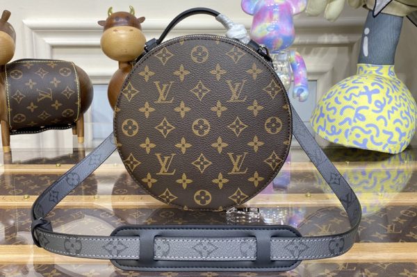 Replica Louis Vuitton M46273 LV Audio Case in Monogram Macassar coated canvas