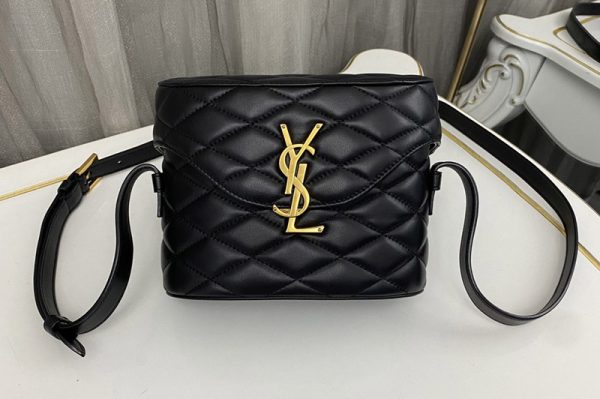 Replica Saint Laurent 710080 YSL JUNE BOX BAG IN QUILTED PATENT LEATHER