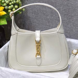 Replica Gucci ‎637092 Jackie 1961 mini shoulder bag in White Leather