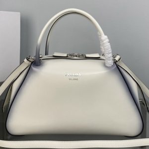 Replica Prada 1BA365 Medium brushed leather Prada Supernova handbag in White Leagther