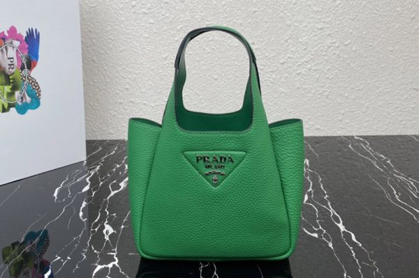 Replica Prada 1BA349 Leather mini bag in Green Togo Leather