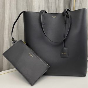 Replica Saint Laurent 600307 YSL SHOPPING SAINT LAURENT TOY Bag IN Grey SUPPLE LEATHER