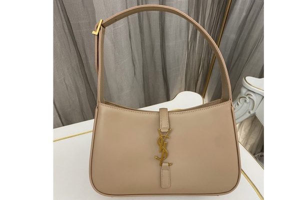 Replica Saint Laurent 657228 YSL LE 5 À 7 Bag IN Apricot SHINY LEATHER