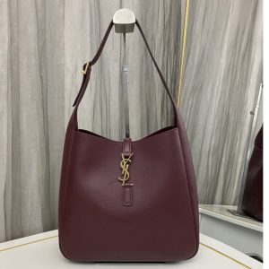 Replica Saint Laurent 713939 LE 5 A 7 SUPPLE SHOULDER BAG in Burgundy Leather