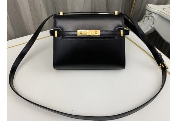 Replica Saint Laurent 727766 MANHATTAN MINI CROSSBODY BAG IN BOX SAINT LAURENT LEATHER