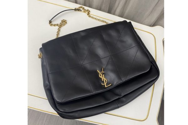 Replica Saint Laurent 742431 JAMIE 4.3 LARGE SOFT NAPPA BAG IN Black LAMBSKIN